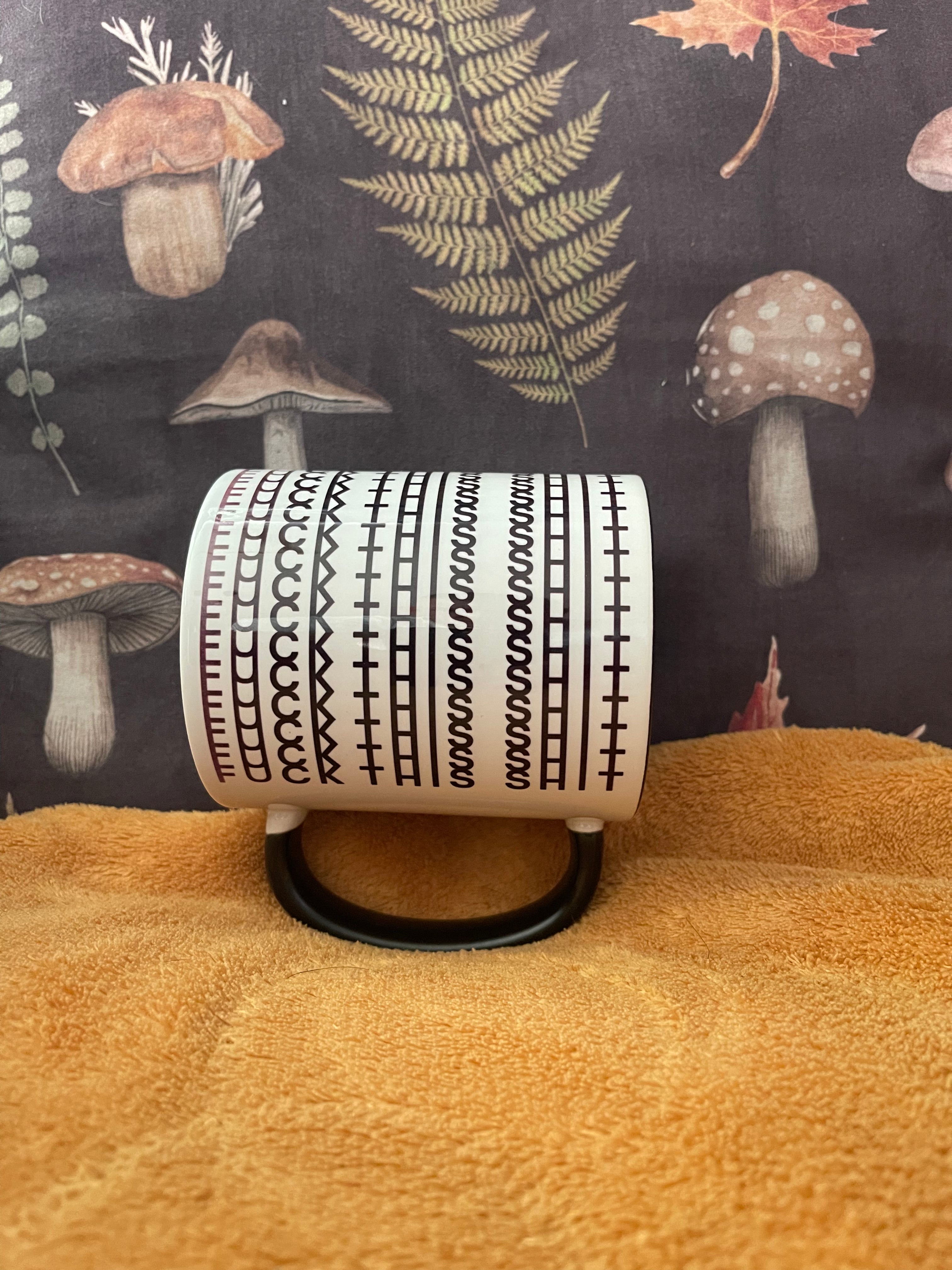 Kubek F..k This S..t Czarne wnętrze